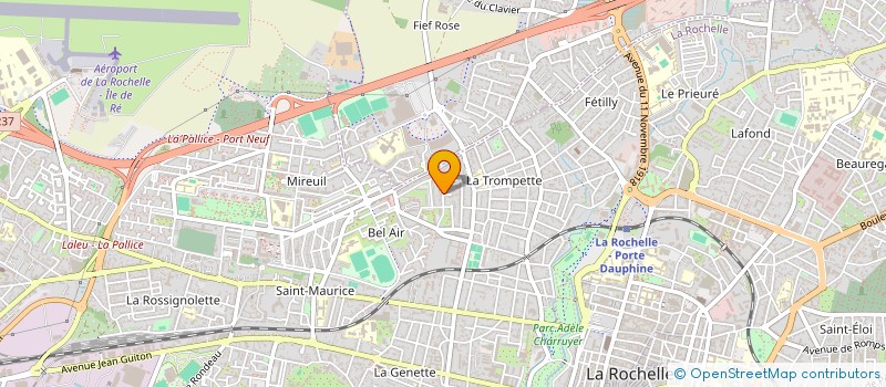 localisation de l'entreprise MADAME BINETA FALL  LA ROCHELLE