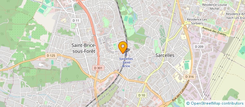 localisation de l'entreprise MADAME BINETA NDIAYE  SAINT-BRICE-SOUS-FORET