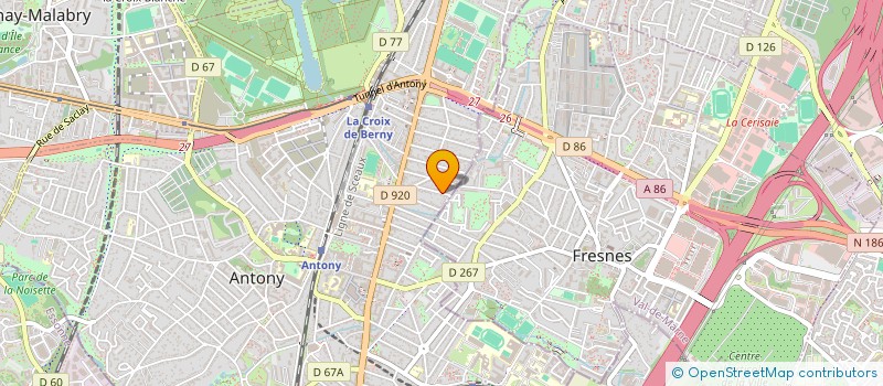 localisation de l'entreprise MADAME BING CHEN à ANTONY