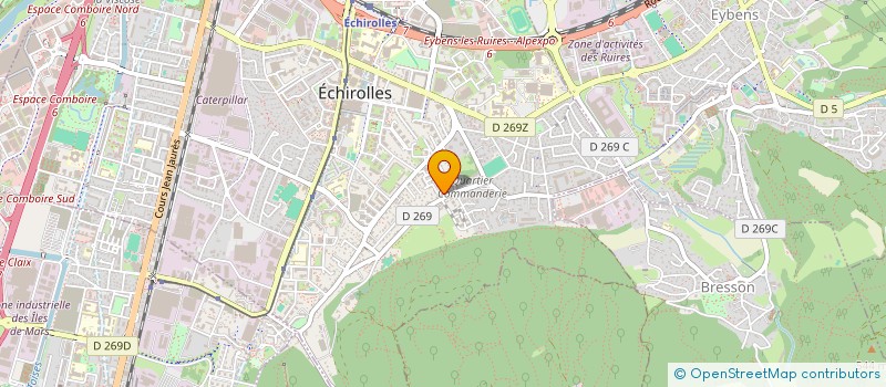 localisation de l'entreprise MADAME BING YING LI  ALLEVARD