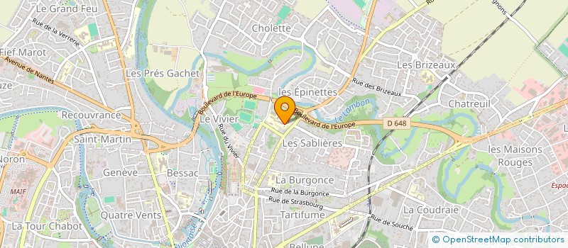 localisation de l'entreprise MADAME BINGROU LUO à NIORT