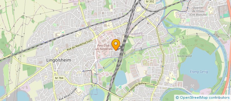 localisation de l'entreprise MADAME BINNAZ CICEKCI  LINGOLSHEIM