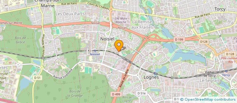 localisation de l'entreprise MADAME BINQI CUI  NOISIEL