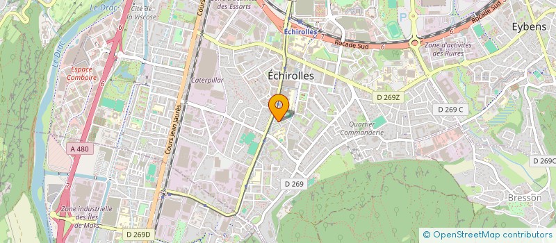 localisation de l'entreprise MADAME BINTA ABOUBACARIM  ECHIROLLES