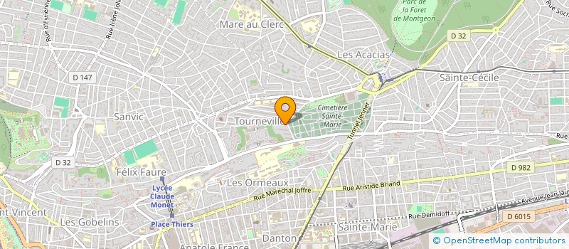 localisation de l'entreprise MADAME BINTA DIALLO  LE HAVRE