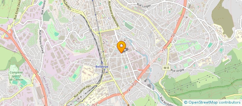 localisation de l'entreprise MADAME BINTA KONE  SAINT-ETIENNE