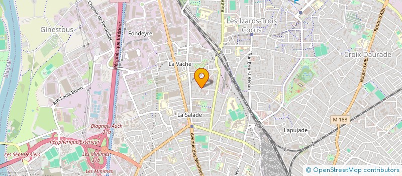 localisation de l'entreprise MADAME BINTA MAREGA à TOULOUSE