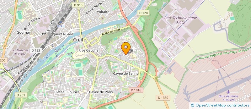 localisation de l'entreprise MADAME BINTA NIANG SOW  CREIL