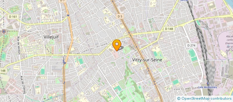 localisation de l'entreprise MADAME BINTA SOW à VITRY-SUR-SEINE