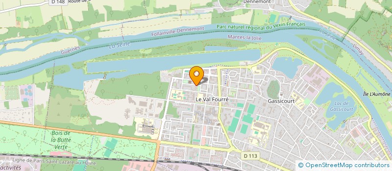 localisation de l'entreprise MADAME BINTA SOW  MANTES-LA-JOLIE