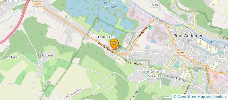 localisation de l'entreprise MADAME BINTA THIAM  PONT-AUDEMER