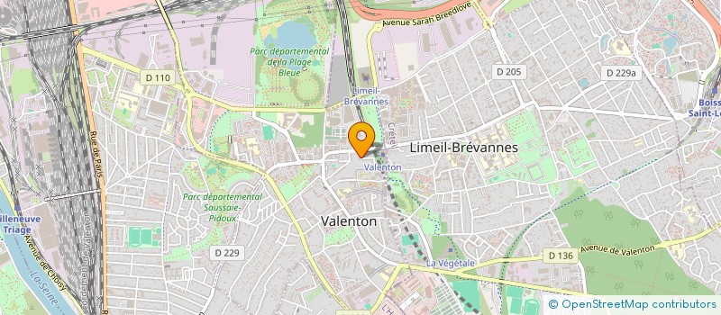 localisation de l'entreprise MADAME BINTA TRAORE à VALENTON