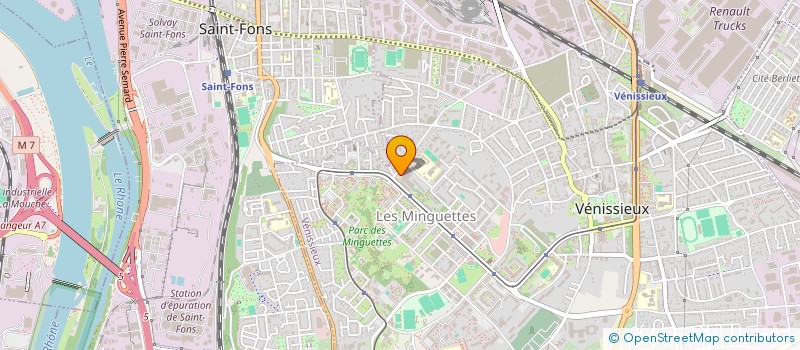 localisation de l'entreprise MADAME BINTA WALOK  VENISSIEUX