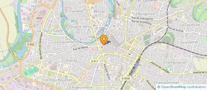 localisation de l'entreprise MADAME BINTI MADI-NOUHOU  NIORT