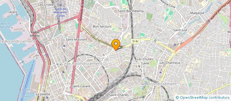 localisation de l'entreprise MADAME BINTI MCHINDA à MARSEILLE