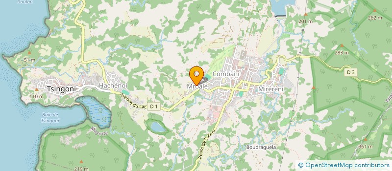 localisation de l'entreprise MADAME BINTI SOILIHI  TSINGONI