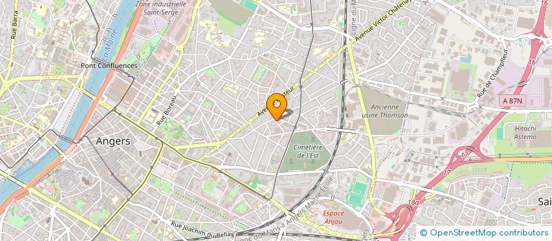 localisation de l'entreprise MADAME BINTIDIA DANSOKO  ANGERS