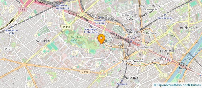localisation de l'entreprise MADAME BINTOU BIAYE à NANTERRE