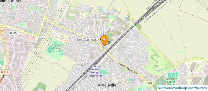 localisation de l'entreprise MADAME BINTOU COULIBALY à GONESSE