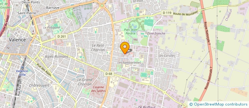 localisation de l'entreprise MADAME BINTOU DIATTA  VALENCE