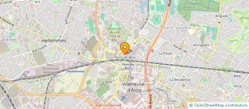 localisation de l'entreprise MADAME BINTOU FOFANA  VILLENEUVE-D'ASCQ