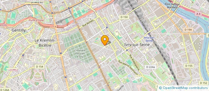 localisation de l'entreprise MADAME BINTOU KABA  IVRY-SUR-SEINE