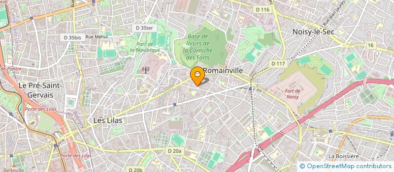 localisation de l'entreprise MADAME BINTOU MARIAM NIAKATE à ROMAINVILLE