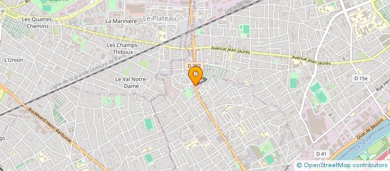 localisation de l'entreprise MADAME BINTOU SAMAKE  BEZONS