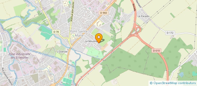 localisation de l'entreprise MADAME BINTOU TRAORE  PONT-SAINTE-MARIE