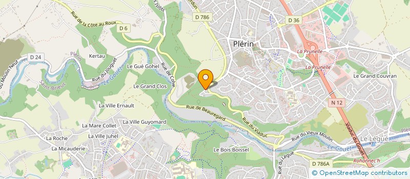 localisation de l'entreprise MADAME BINTY CAMARA  PLERIN