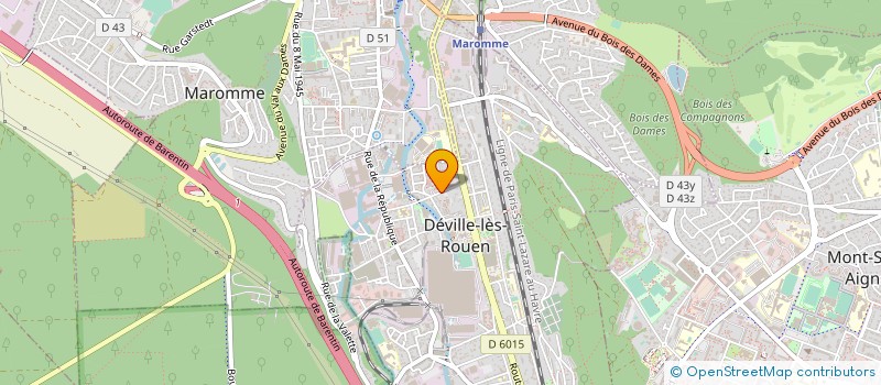 localisation de l'entreprise MADAME BINTY SOUMAH  DEVILLE-LES-ROUEN