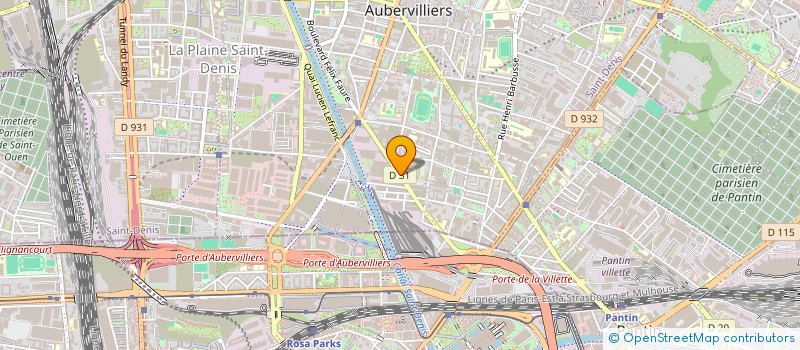 localisation de l'entreprise MADAME BINXUE LIN à AUBERVILLIERS