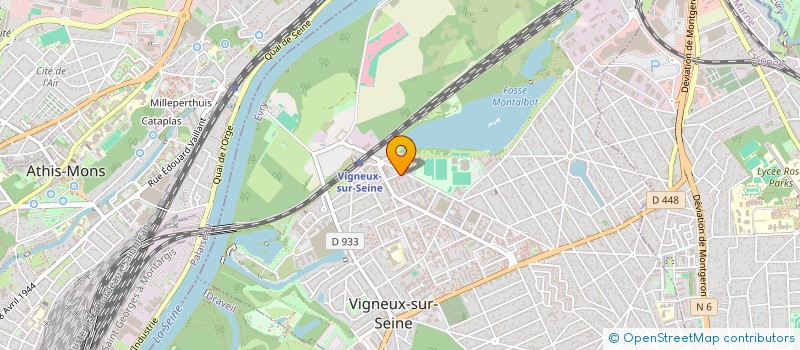 localisation de l'entreprise MADAME BINYA SYLLA  VIGNEUX-SUR-SEINE