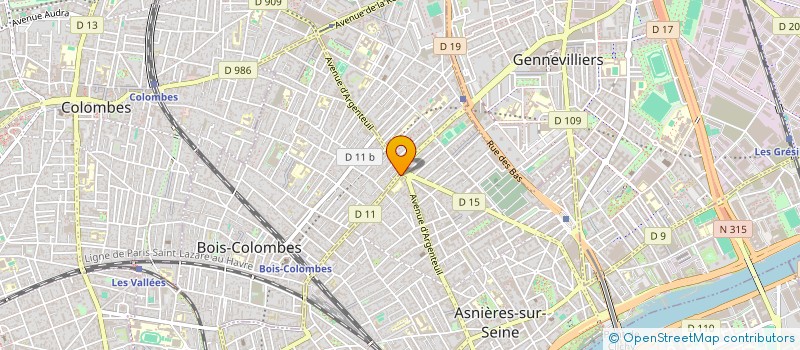 localisation de l'entreprise MADAME BIRANE FALL  ASNIERES-SUR-SEINE