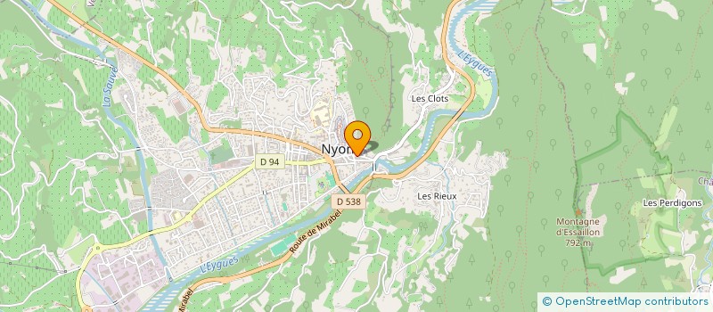 localisation de l'entreprise MADAME BIRGIT DEPPE à NYONS