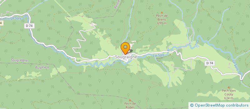 localisation de l'entreprise MADAME BIRGIT SCHOOR  SOUGRAIGNE