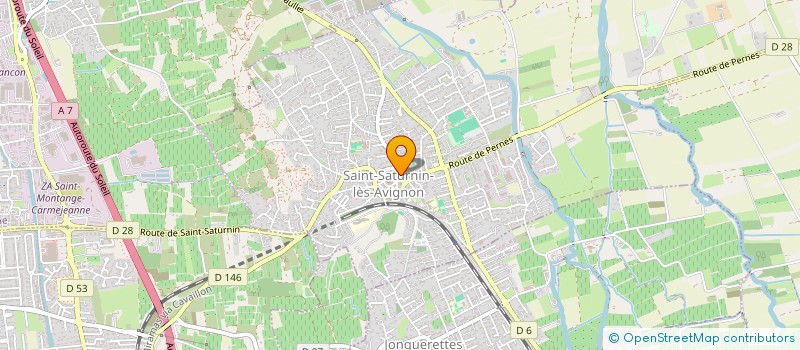 localisation de l'entreprise MADAME BIRGITTE SZYMANSKI  SAINT-SATURNIN-LES-AVIGNON