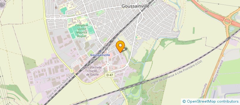 localisation de l'entreprise MADAME BIRGUL BALTA  GOUSSAINVILLE