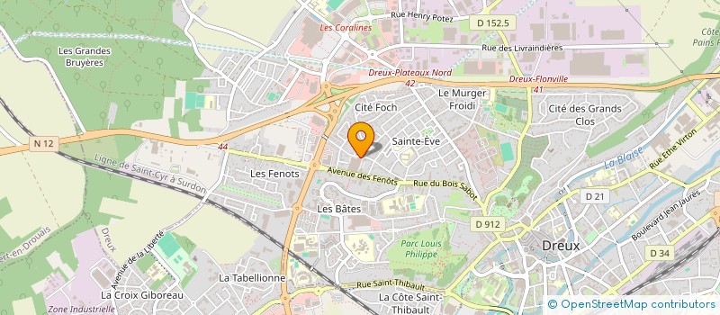 localisation de l'entreprise MADAME BIRSEN TOPRAK à DREUX