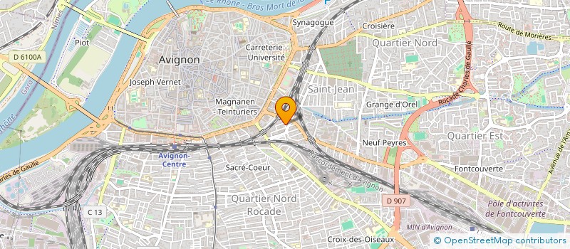 localisation de l'entreprise MADAME BISERKA MILENKOVIC  AVIGNON