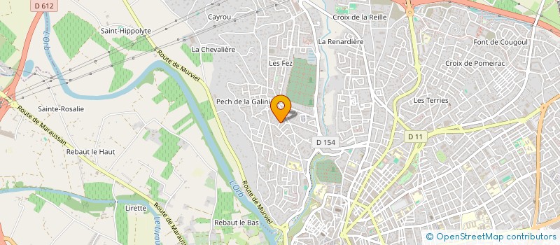 localisation de l'entreprise MADAME BISSILIOU OSSENI à BEZIERS