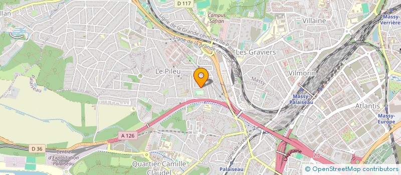 localisation de l'entreprise MADAME BITOU DIAW  PALAISEAU