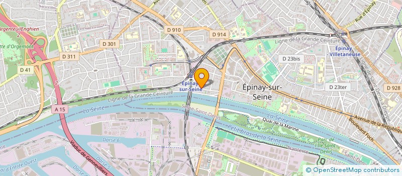localisation de l'entreprise MADAME BIZANGUI KINBUNGO à EPINAY-SUR-SEINE