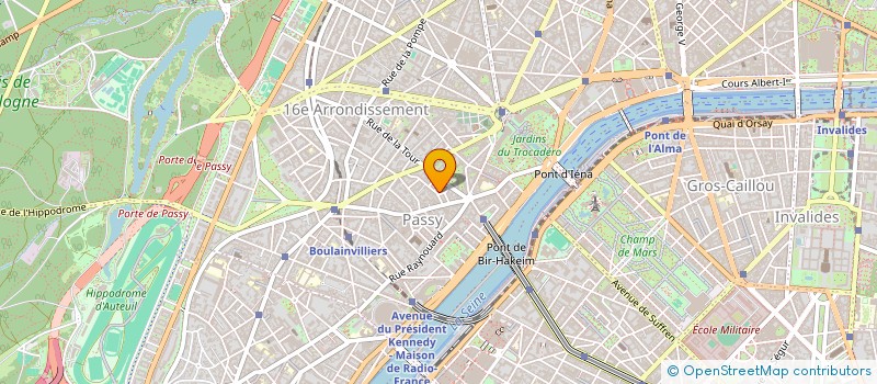 localisation de l'entreprise MADAME BLANCA CAMBRUBI  PARIS