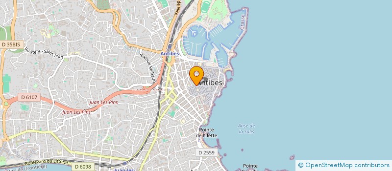 localisation de l'entreprise MADAME BLANCHE AUDINO à ANTIBES