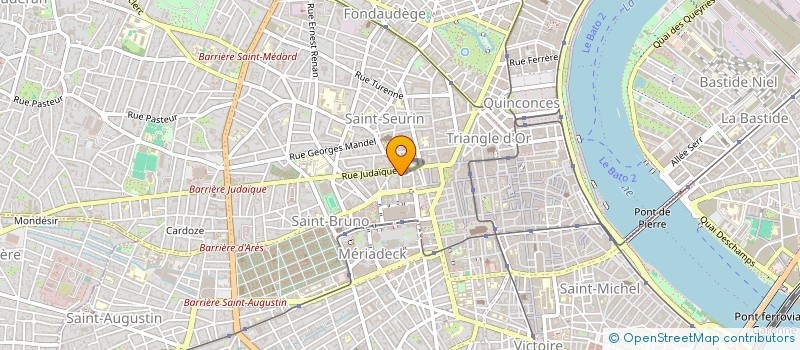 localisation de l'entreprise MADAME BLANCHE BESSIERE  BORDEAUX