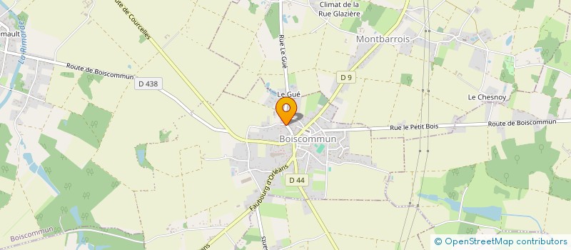 localisation de l'entreprise MADAME BLANCHE BEZOULLE  BOISCOMMUN