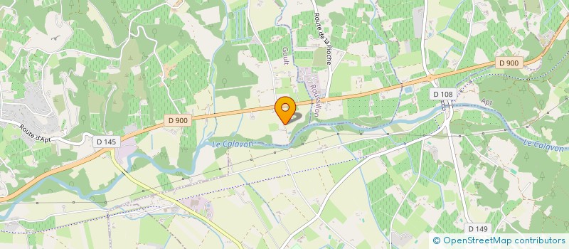 localisation de l'entreprise MADAME BLANCHE BONNEFOY-CUDRAZ  GOULT