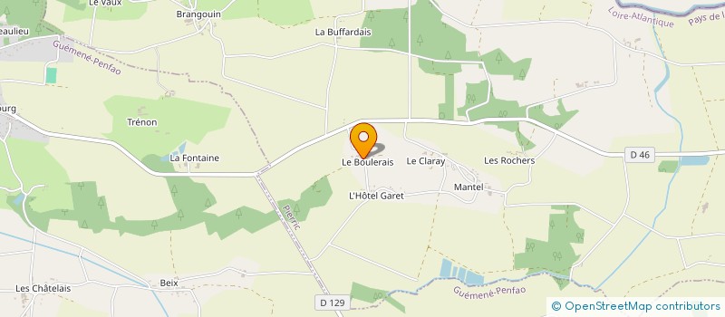 localisation de l'entreprise MADAME BLANCHE BONNEL à PIERRIC
