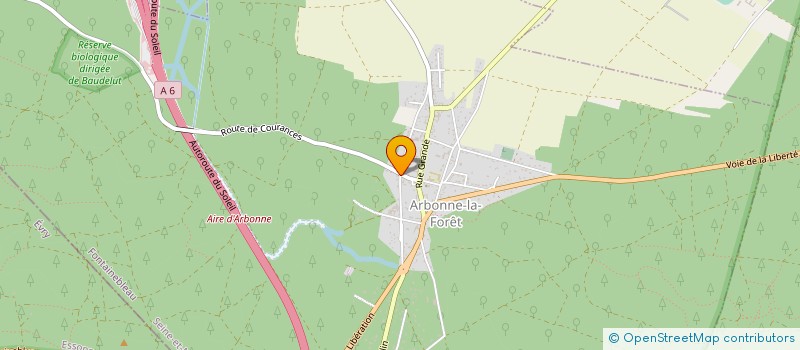 localisation de l'entreprise MADAME BLANCHE CABANEL  ARBONNE-LA-FORET